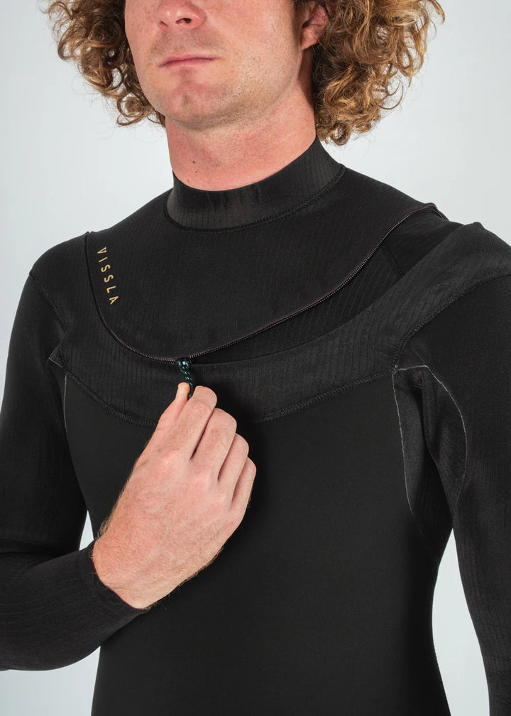 Vissla New Seas 4-3 U - Zip in Black, view 2