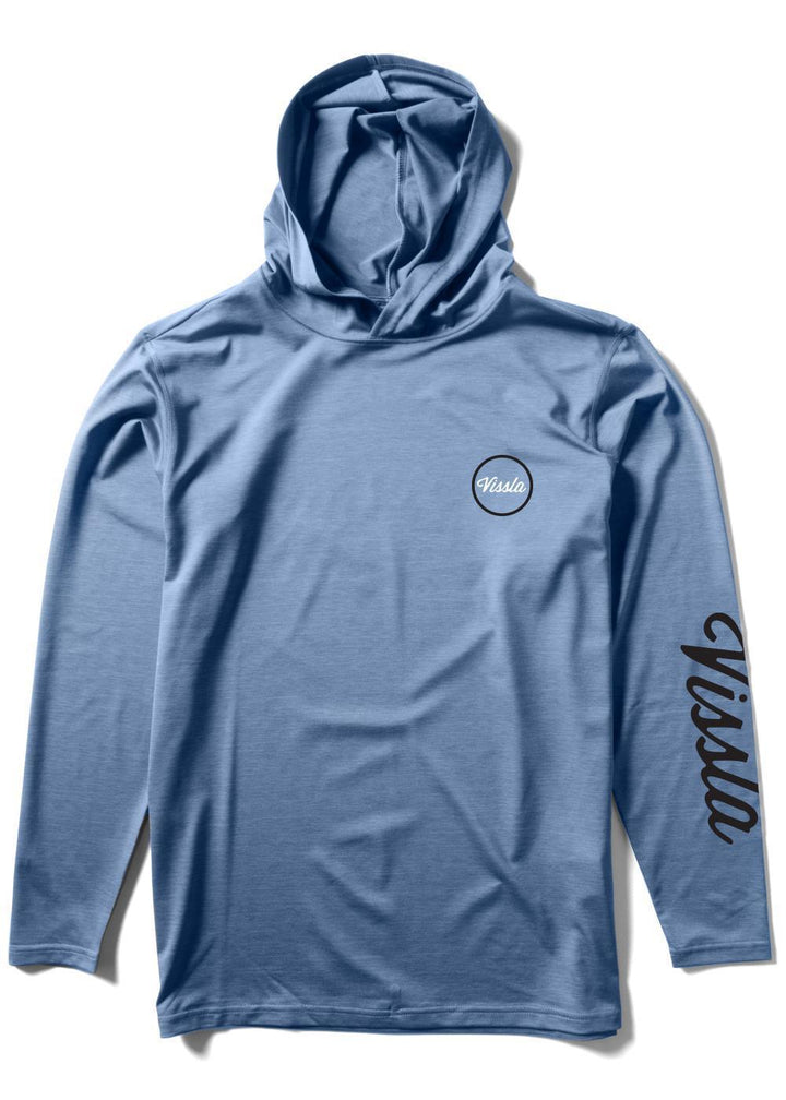 Vissla Youth Twisted Eco Hooded Lycra in Dusk Heather