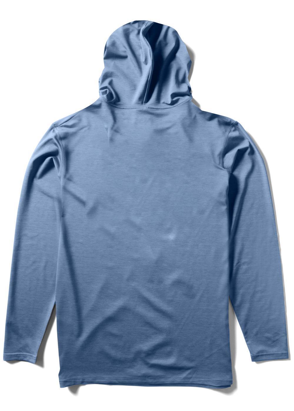 Vissla Youth Twisted Eco Hooded Lycra in Dusk Heather, view 2
