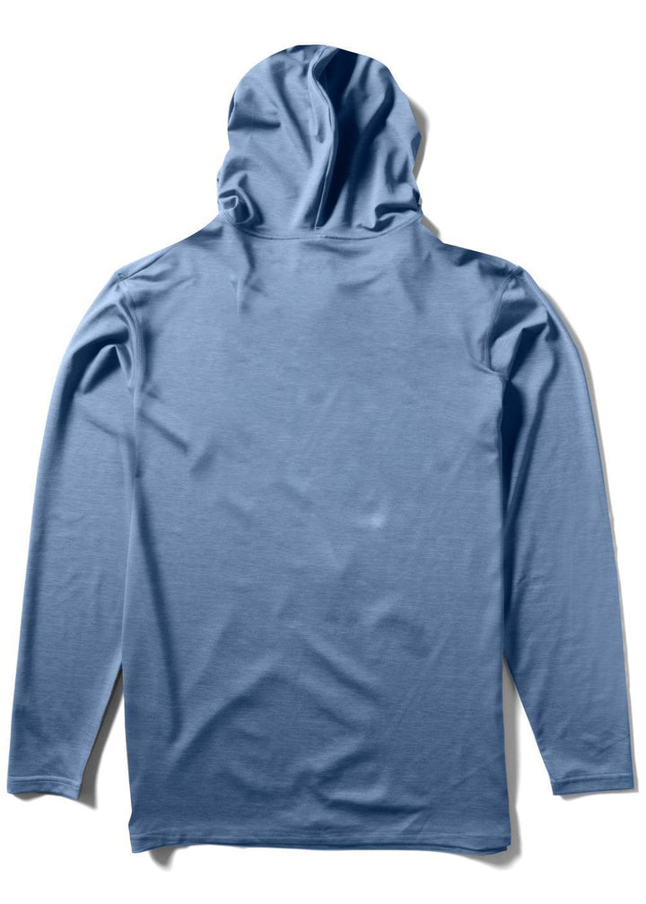 Vissla Youth Twisted Eco Hooded Lycra in Dusk Heather, view 2