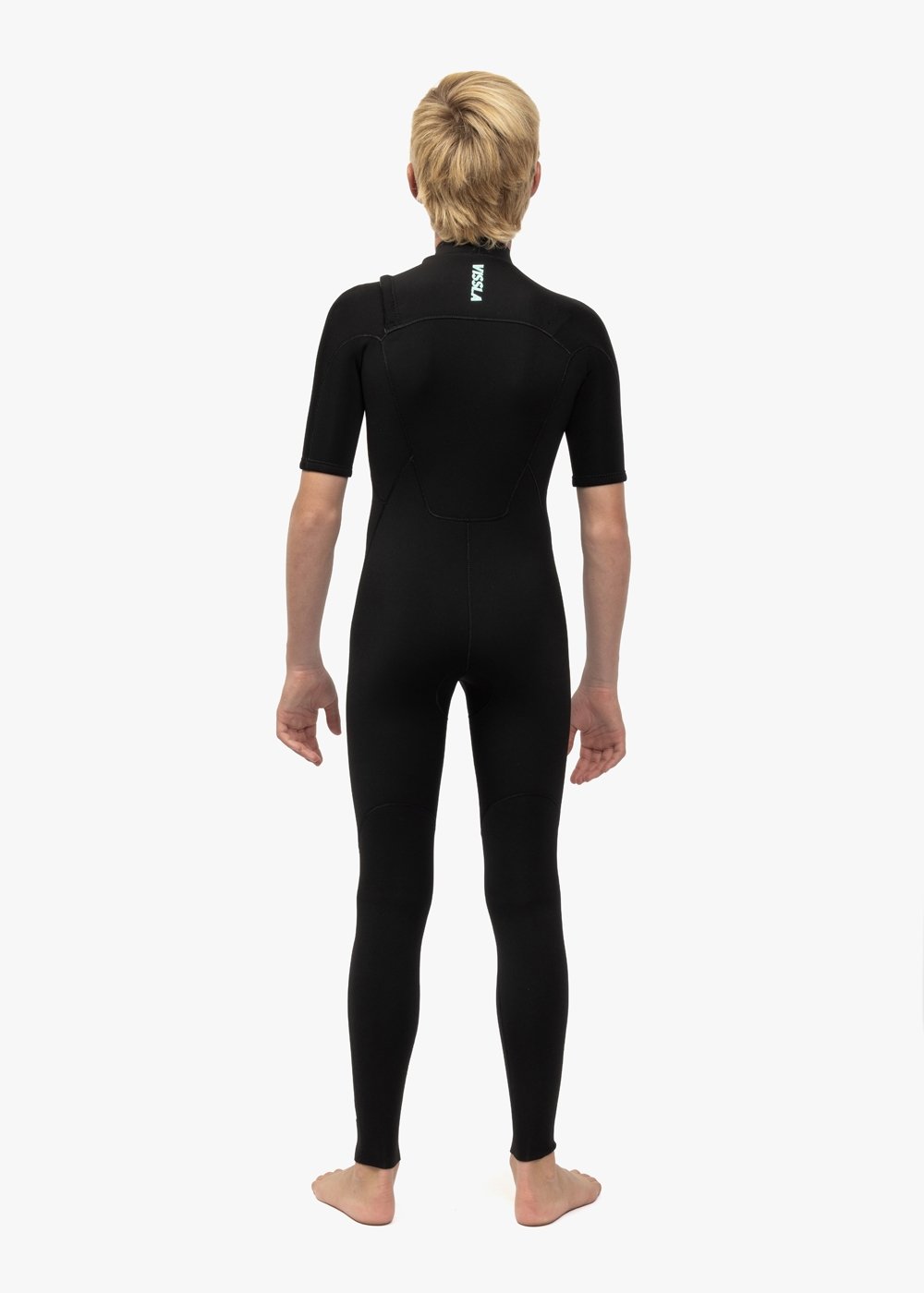 Vissla 7 Seas Boys 2-2 Ss Full Suit in Black, view 6
