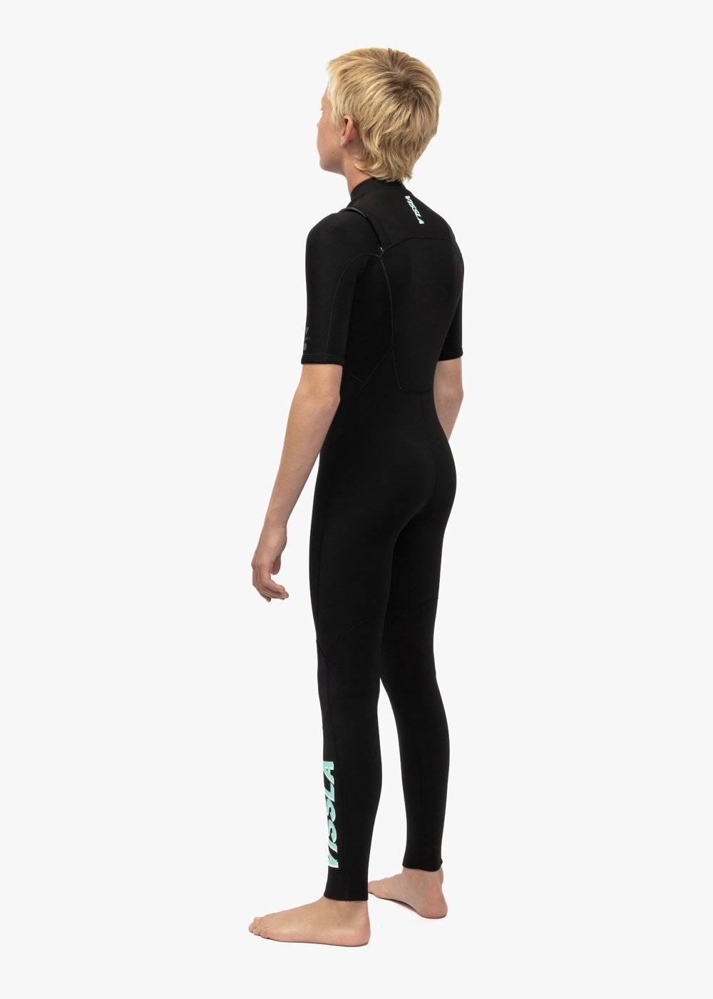Vissla 7 Seas Boys 2-2 Ss Full Suit in Black, view 7