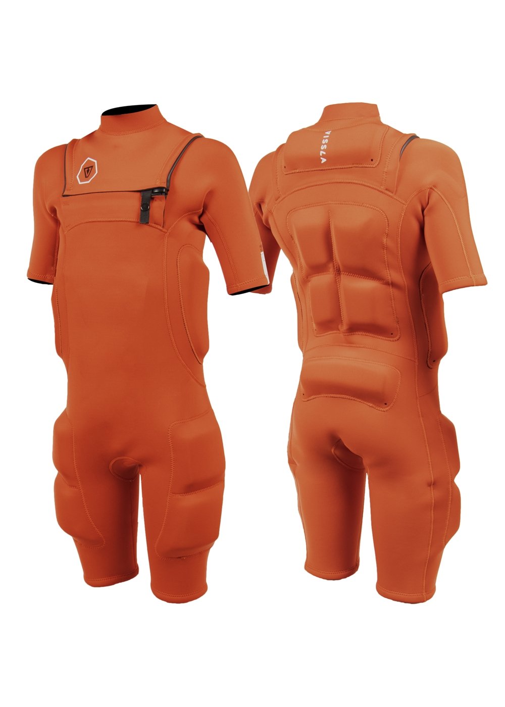 Vissla Boys Heavy Seas Impact 2-2 Spring in Orange