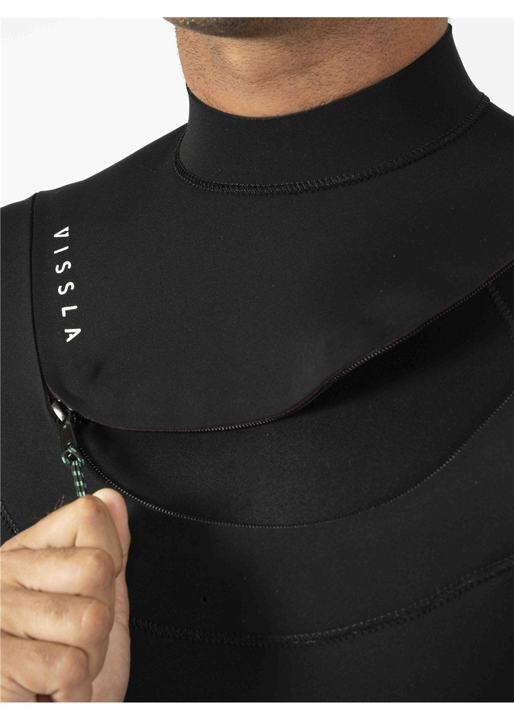 Vissla New Seas Boys 3-2 Full U - Zip in Black, view 11