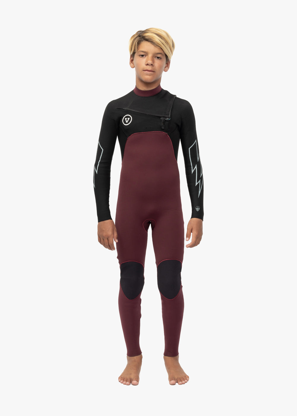 7 Seas Boys 3-2 Bolt Full Chest Zip Wetsuits