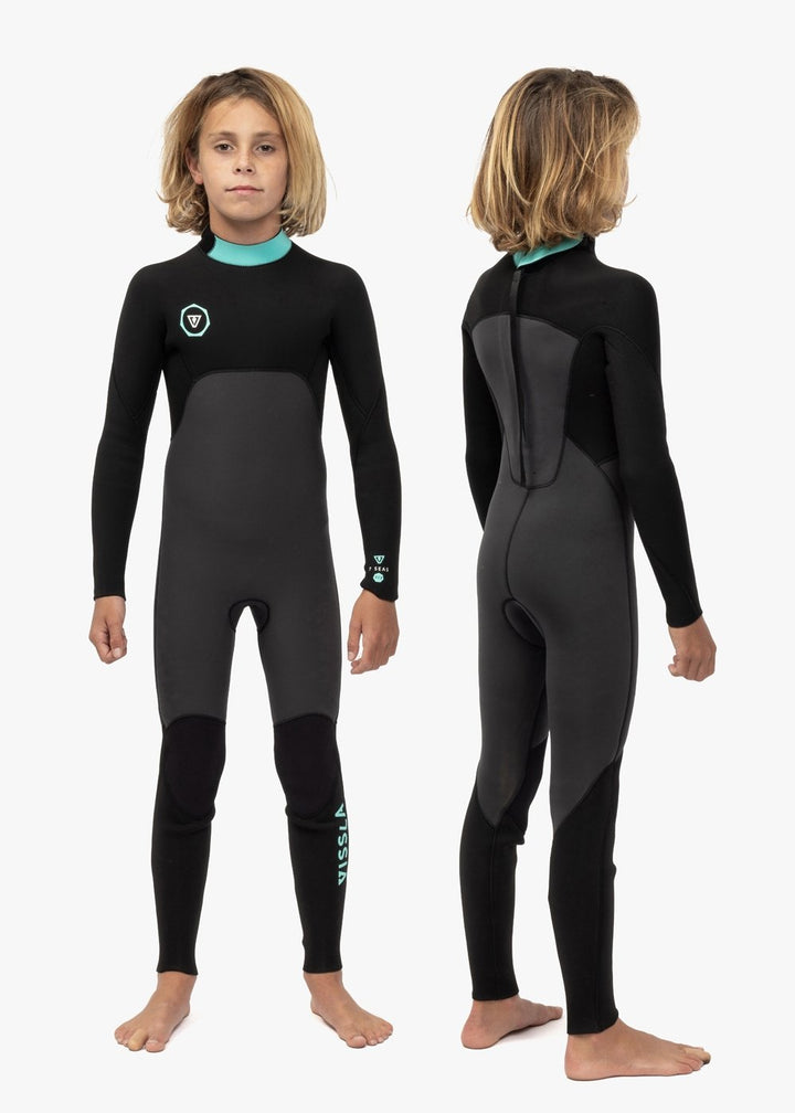 Vissla 7 Seas Boys 3-2 Full Back Zip in Phantom