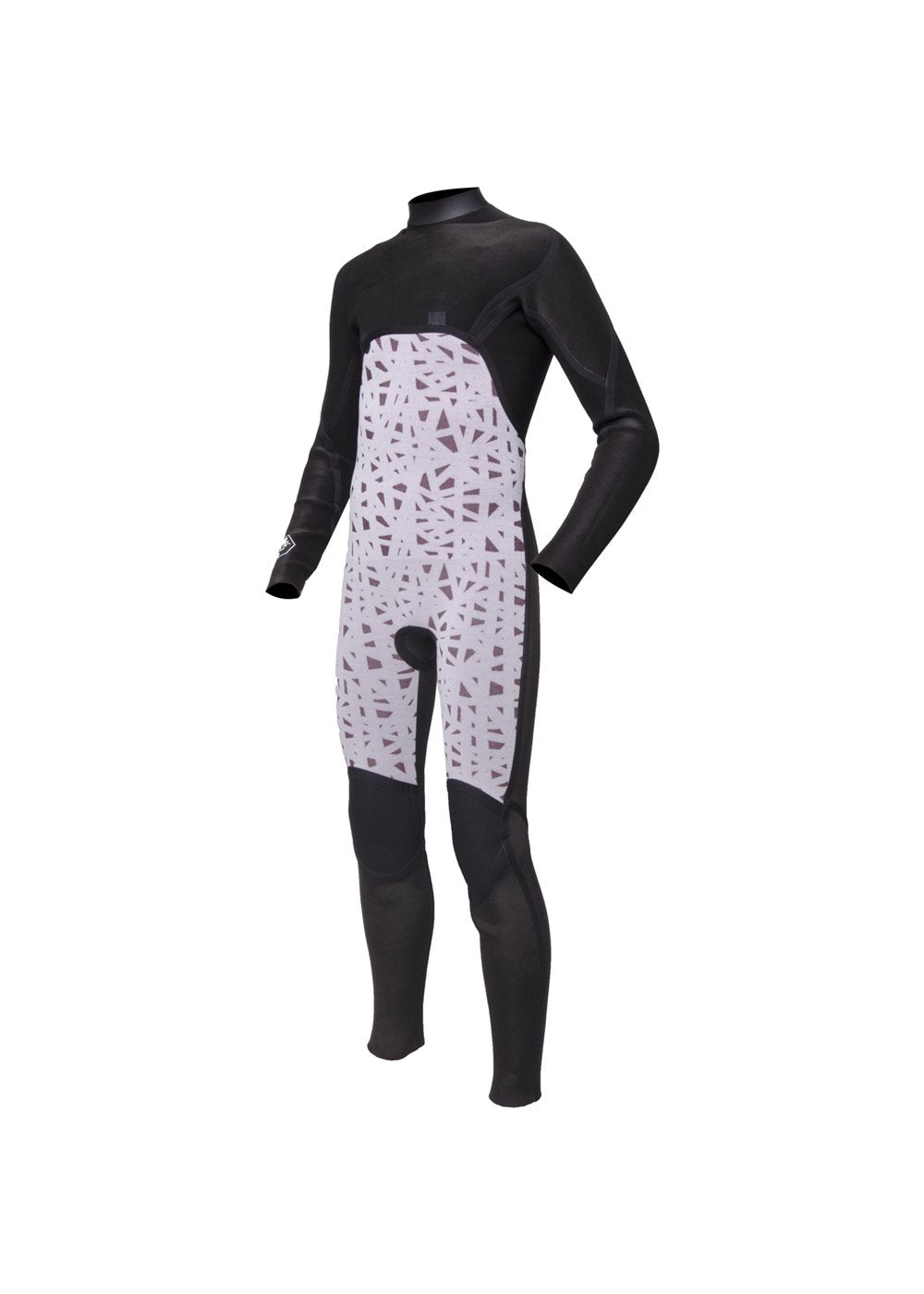 Vissla 7 Seas Boys 3-2 Full Chest Zip in Naval, view 5