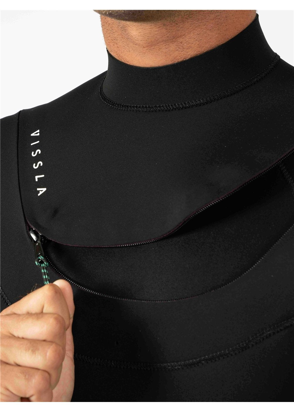 Vissla New Seas Boys 4-3 Full U - Zip in Black, view 11