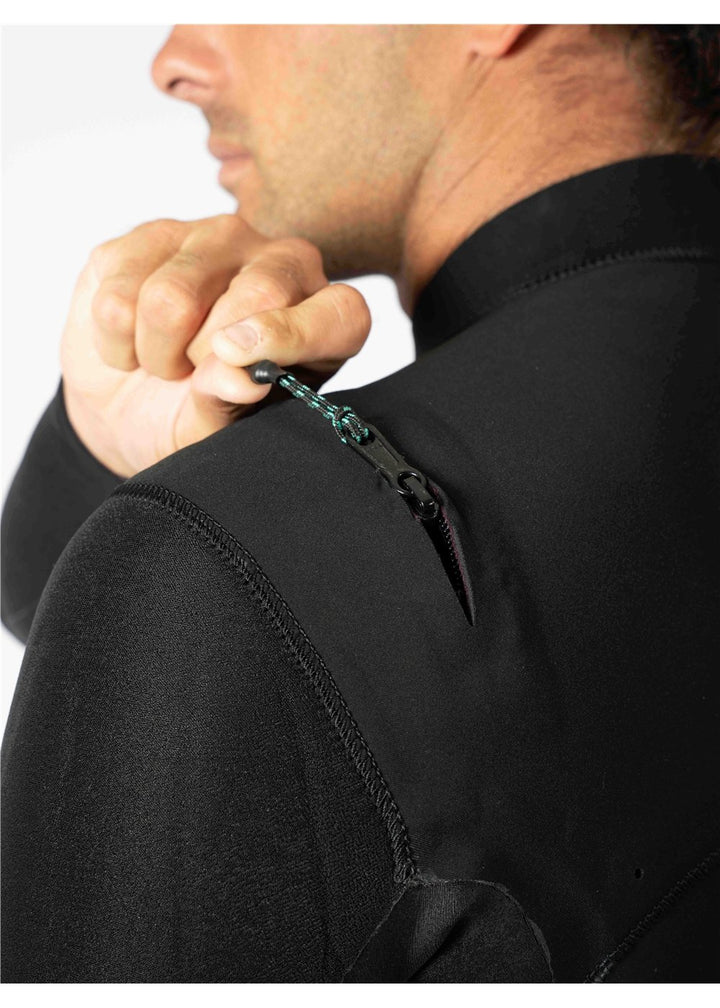 Vissla New Seas Boys 4-3 Full U - Zip in Black, view 5