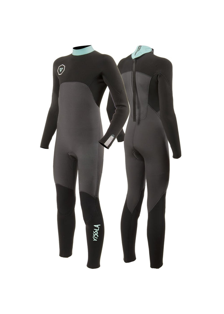 Vissla 7 Seas Boys 4-3 Full Back Zip in Phantom