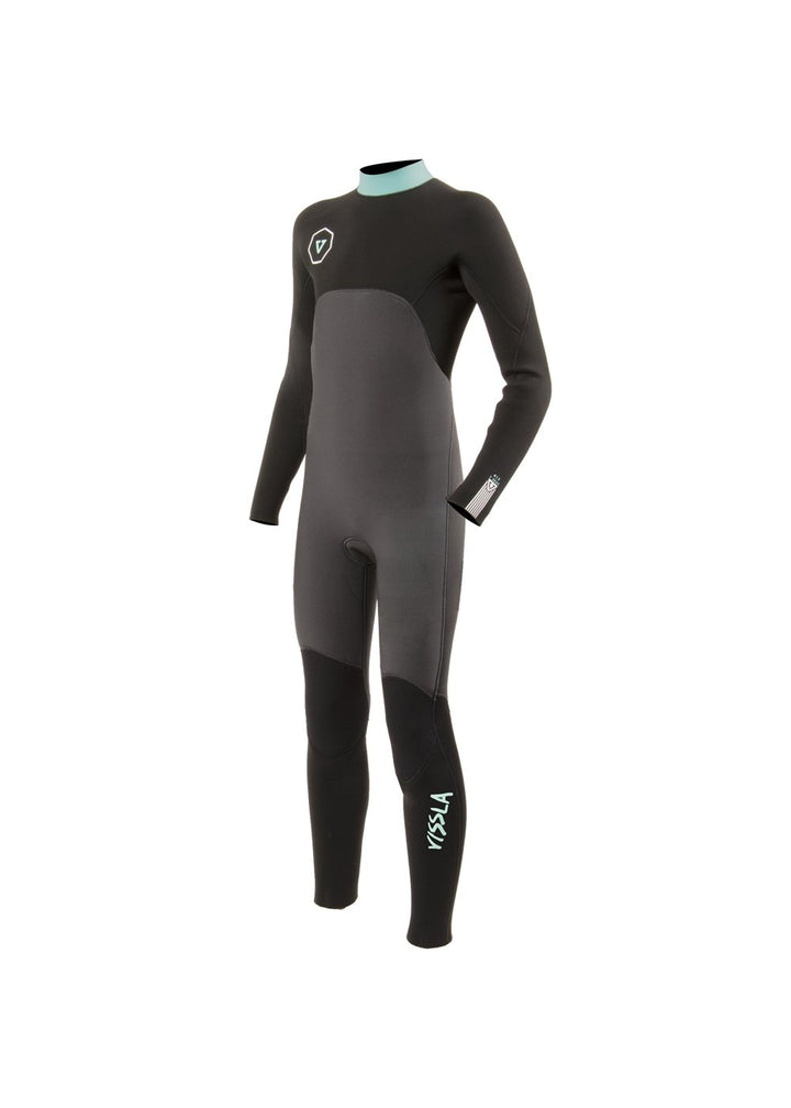 Vissla 7 Seas Boys 4-3 Full Back Zip in Phantom, view 3