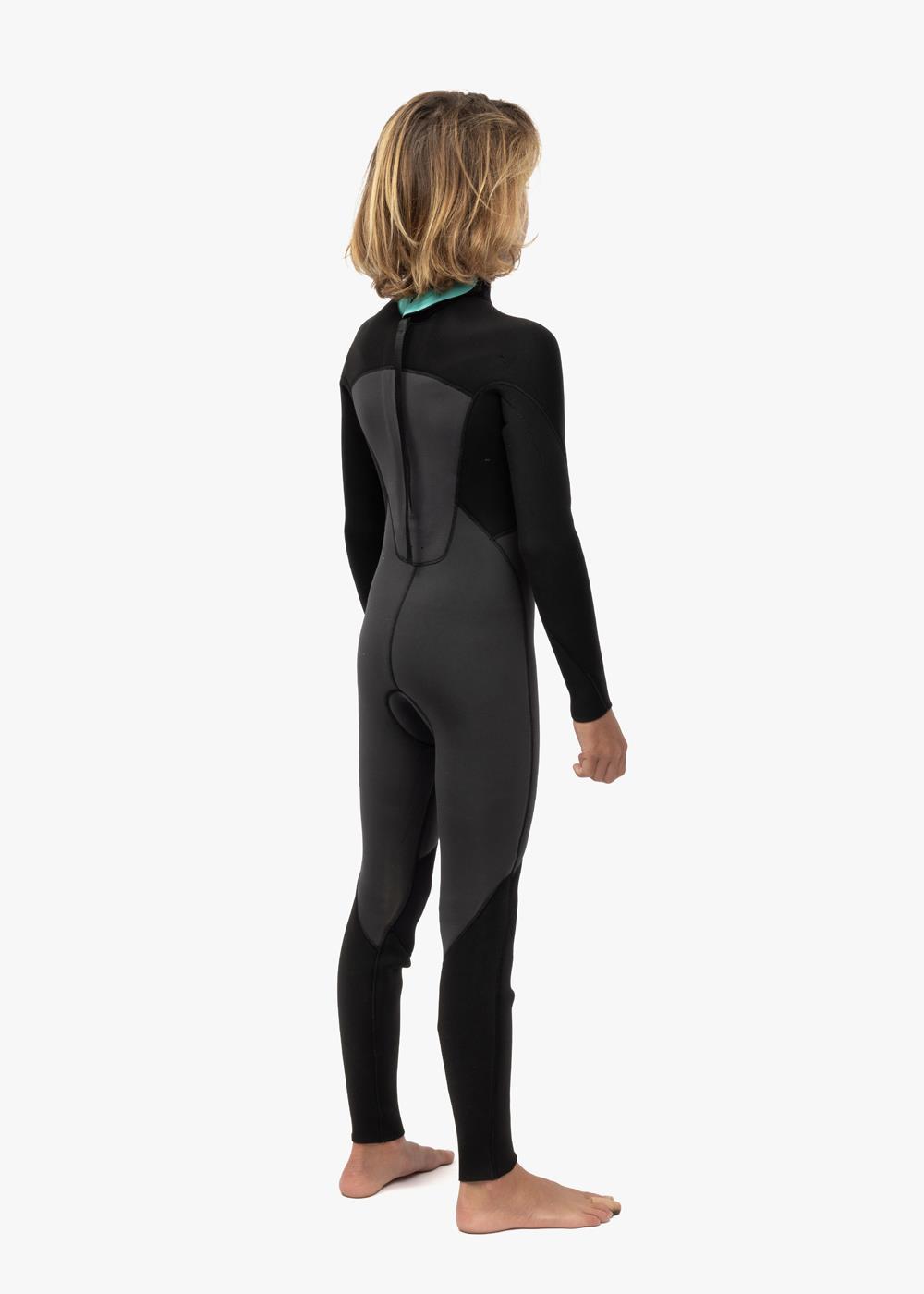 Vissla 7 Seas Boys 4-3 Full Back Zip in Phantom, view 3
