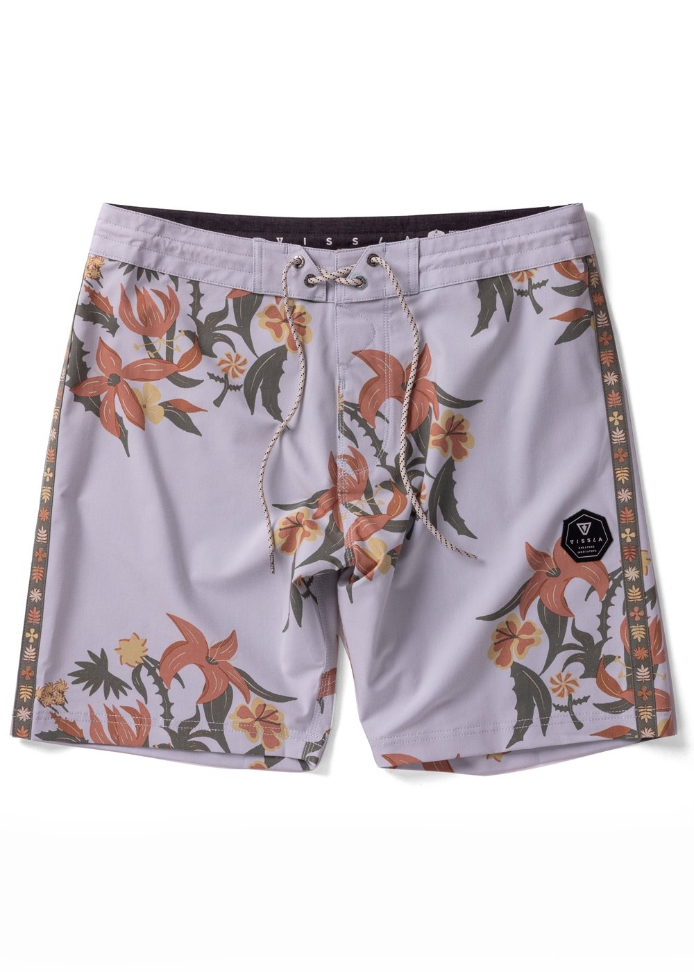 Hibiscus Haze 17.5" Boardshort