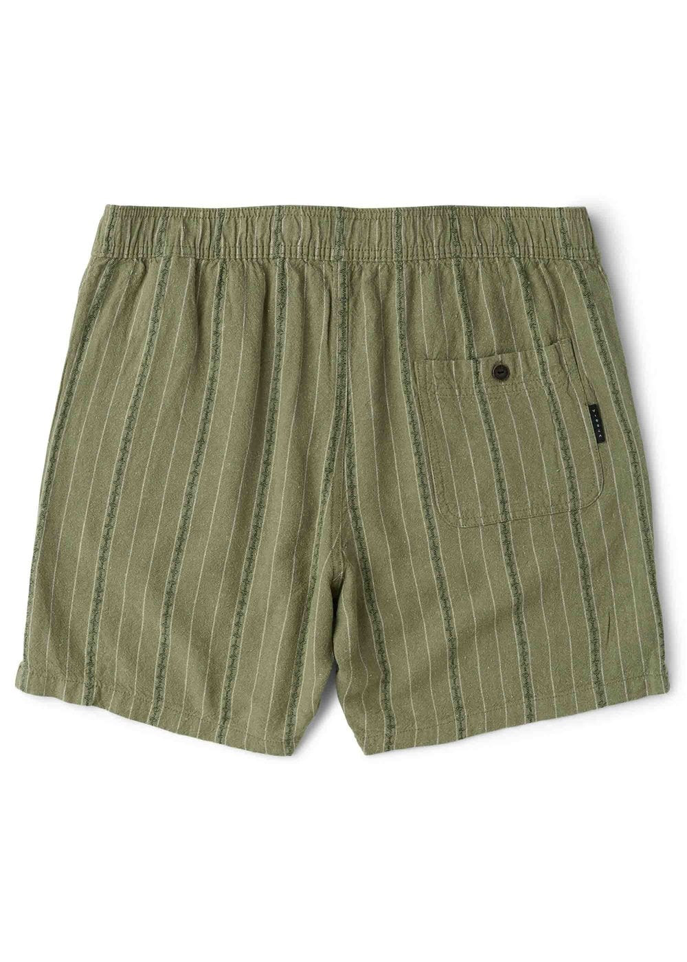 Grad Stripe 17" Elastic Linen Walkshort