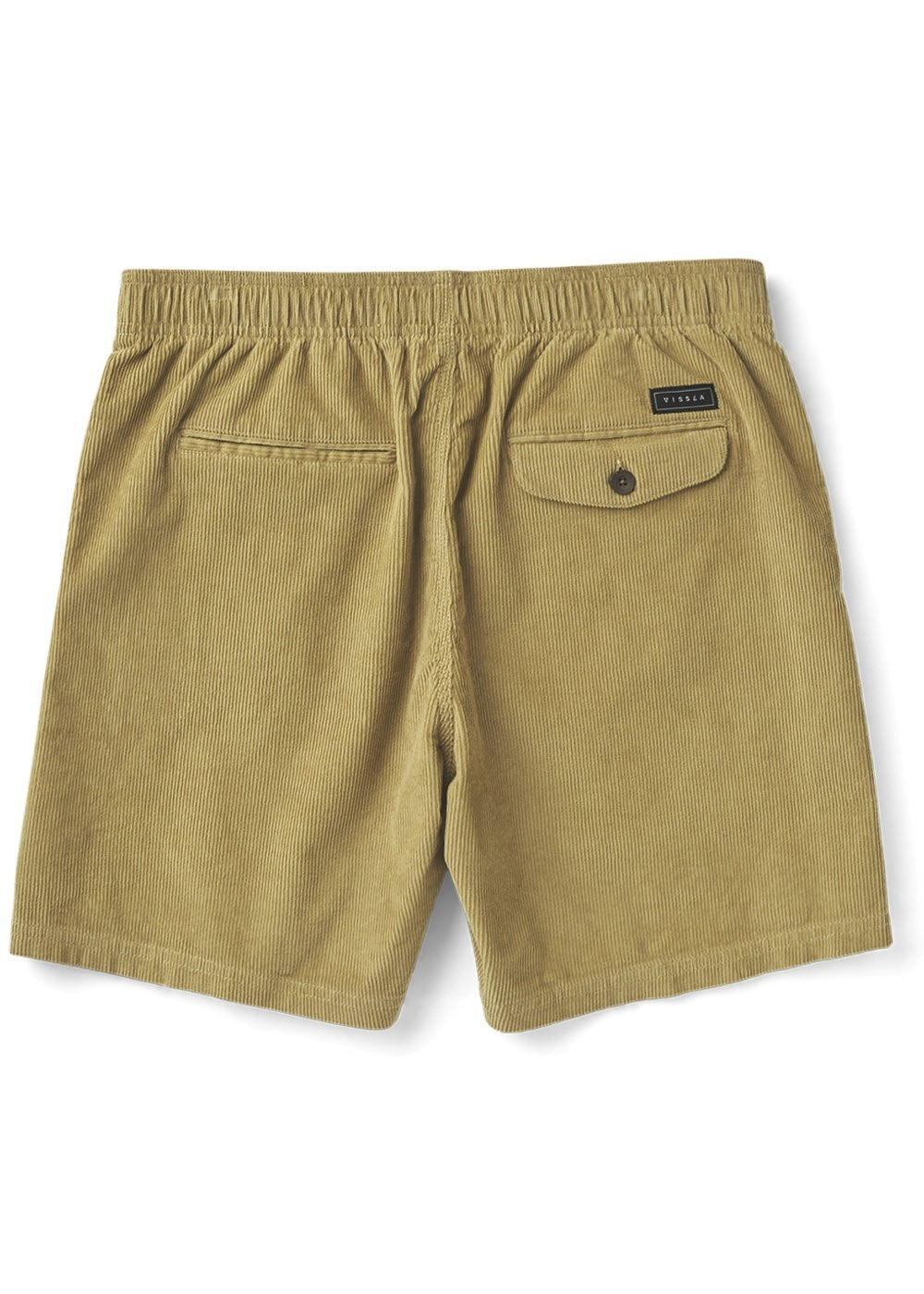 Vissla No See Ums Cord Eco 17" Elastic Walkshort in Dark Sand, view 3