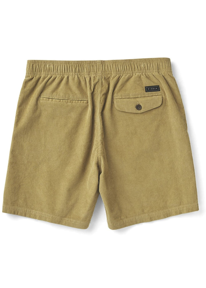 Vissla No See Ums Cord Eco 17" Elastic Walkshort in Dark Sand, view 3