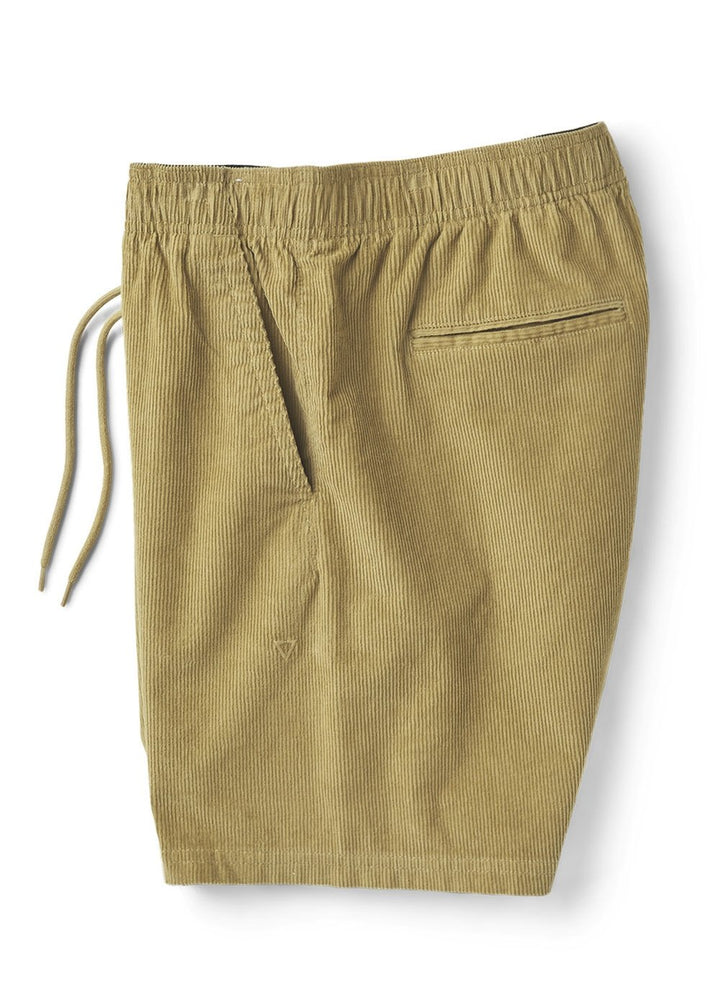 Vissla No See Ums Cord Eco 17" Elastic Walkshort in Dark Sand, view 4