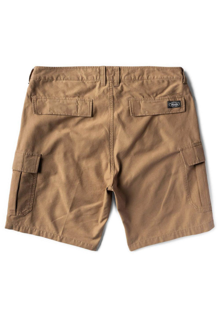 Vissla County Cargo Twill 21" Walkshort in Dark Khaki, view 2