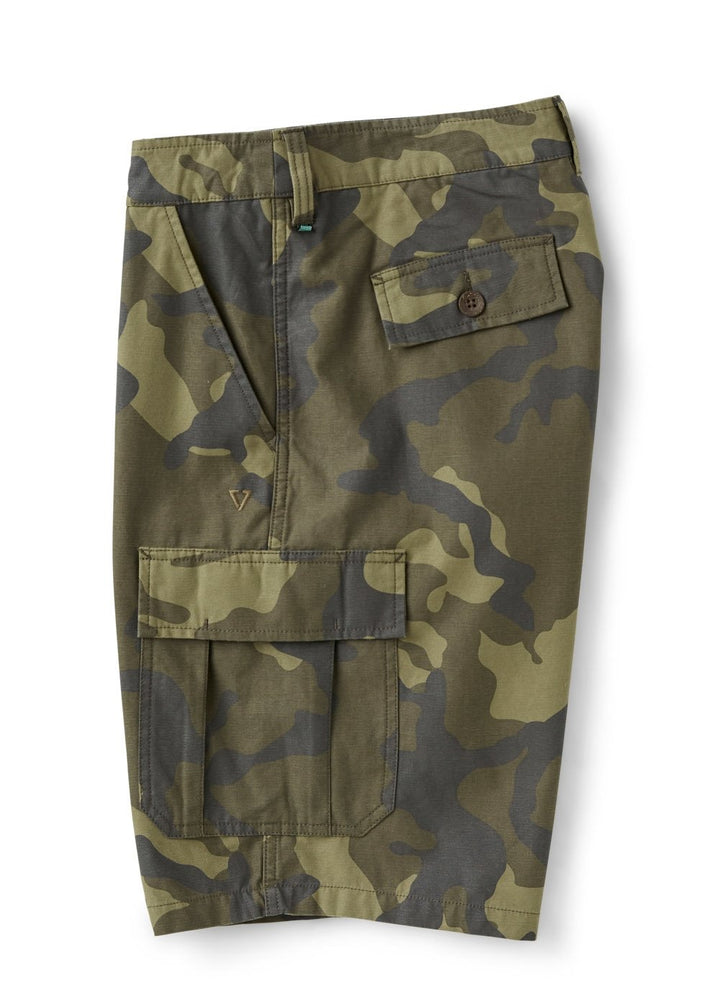 Vissla County Cargo Twill 21" Walkshort in Camo, view 3