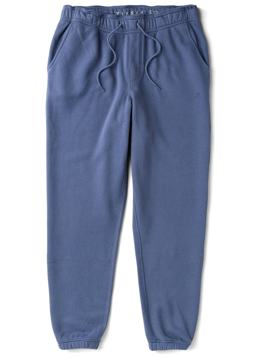 Vissla Solid Sets Eco Elastic Sweatpant in Blue Haze