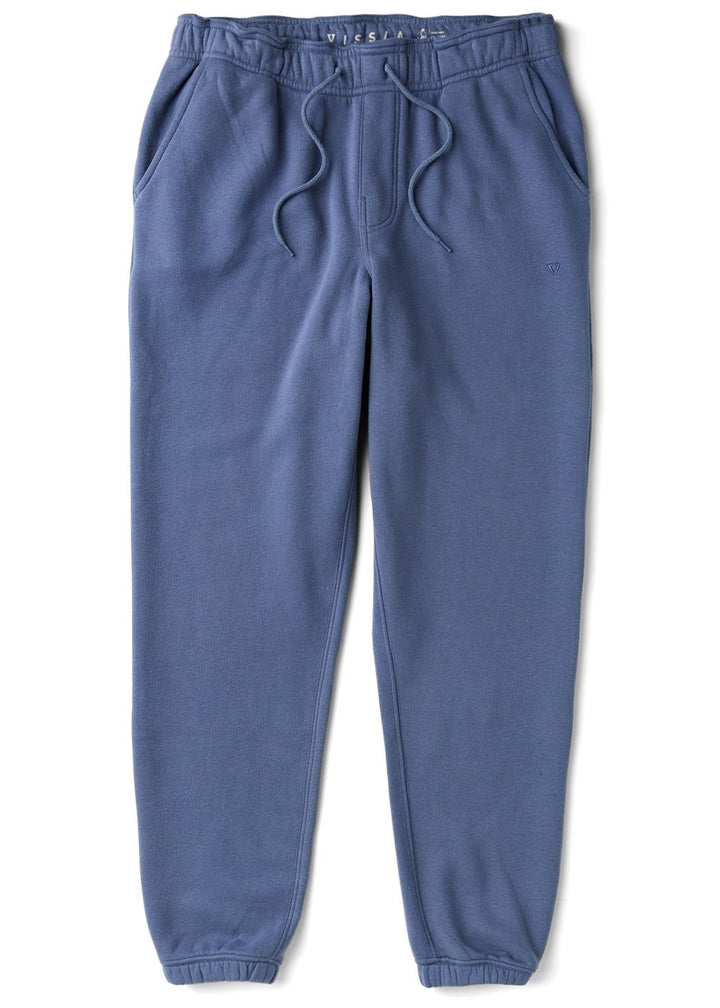 Vissla Solid Sets Eco Elastic Sweatpant in Blue Haze