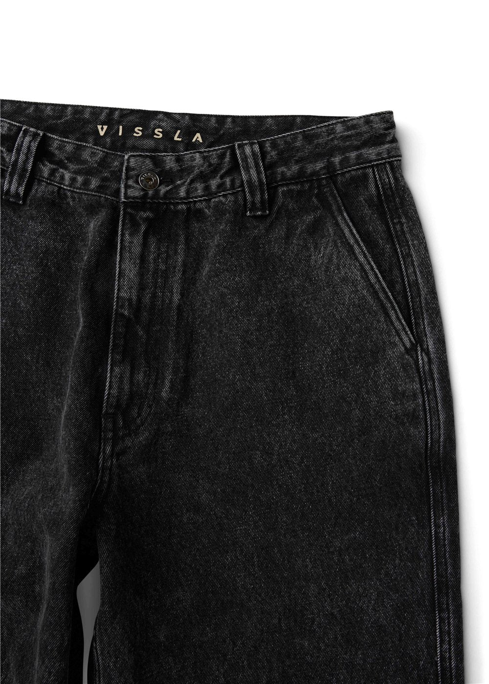 Vissla Slide Baggy Pant in Black, view 3