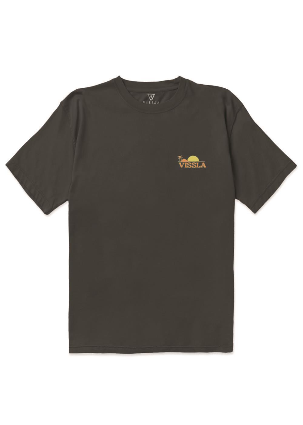 Vissla Shacked Organic Blend SS Tee in Phantom, view 2
