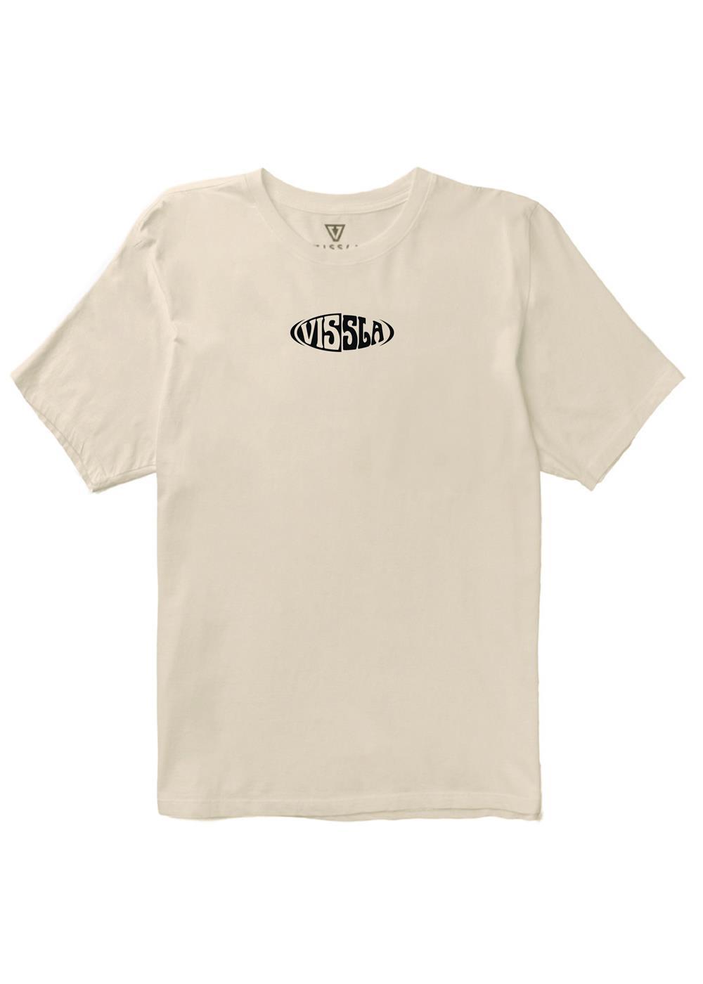 Vissla Split Organic Blend SS Tee in Bone, view 2