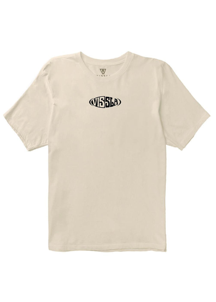 Vissla Split Organic Blend SS Tee in Bone, view 2