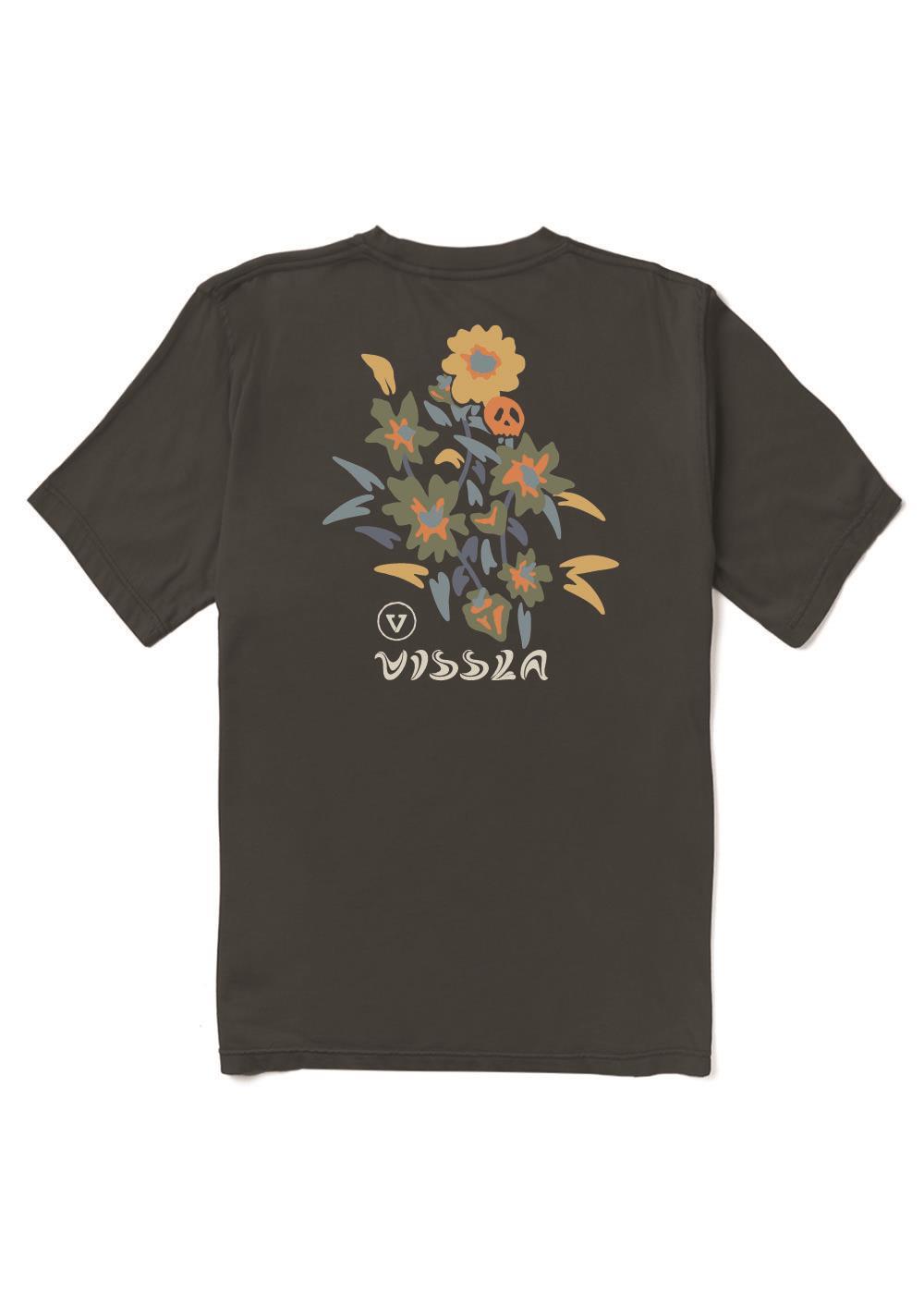 Vissla Voodoo Vines Organic Blend SS Tee in Phantom