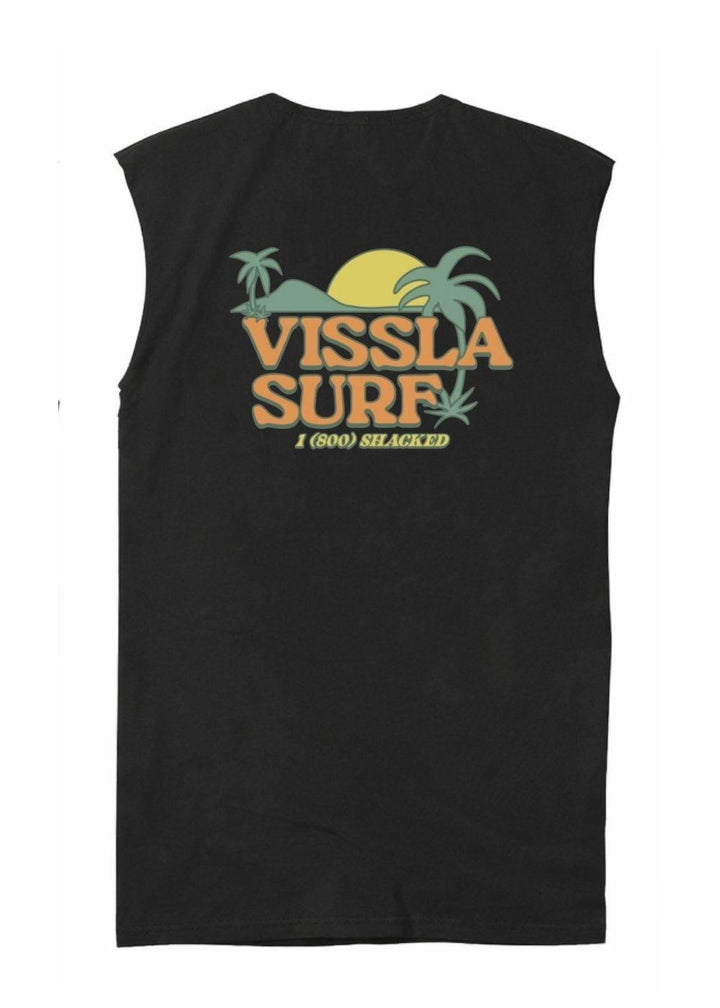 Vissla Shacked Organic Blend Sleeveless in Phantom