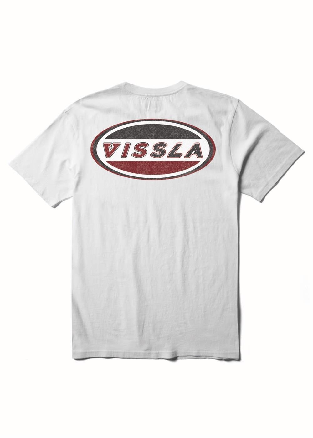 Vissla Fast Swell Vintage Ss Tee in White