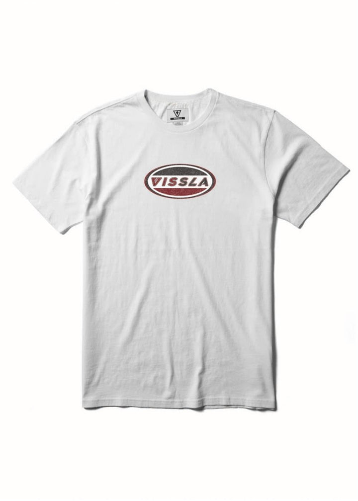 Vissla Fast Swell Vintage Ss Tee in White, view 2