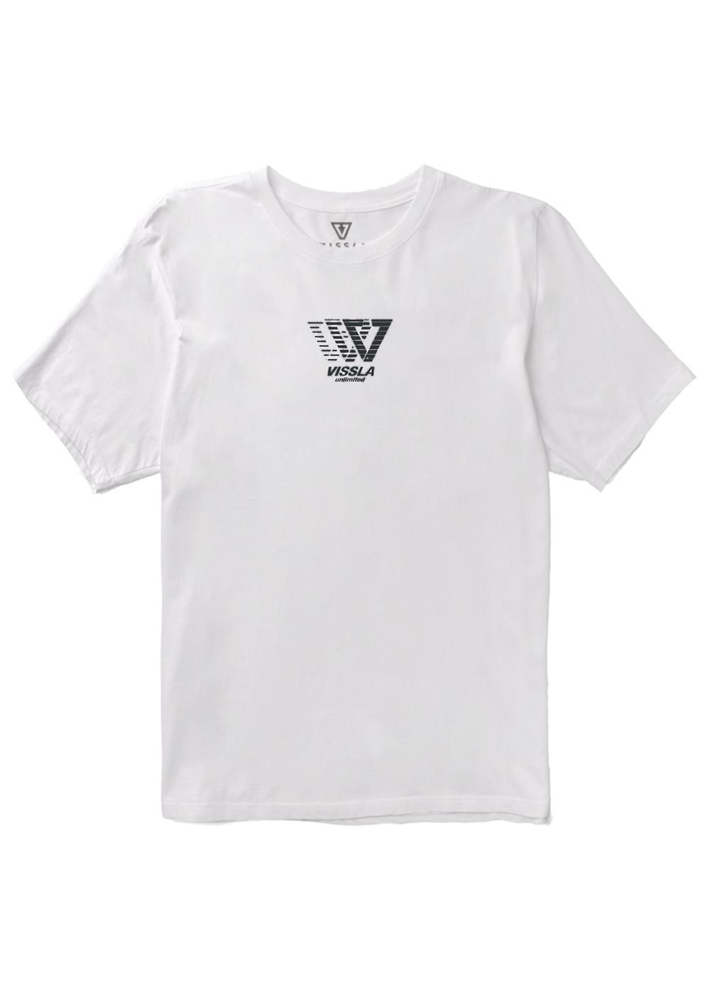 Vissla Center Swell Vintage SS Tee in White