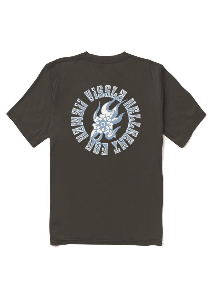 Vissla Helloha Swell Vintage SS Tee in Phantom