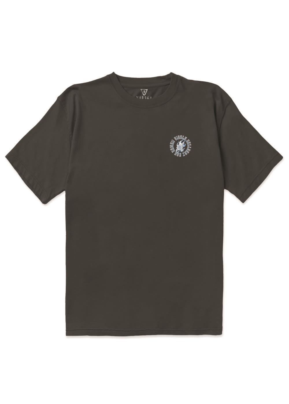 Vissla Helloha Swell Vintage SS Tee in Phantom, view 2