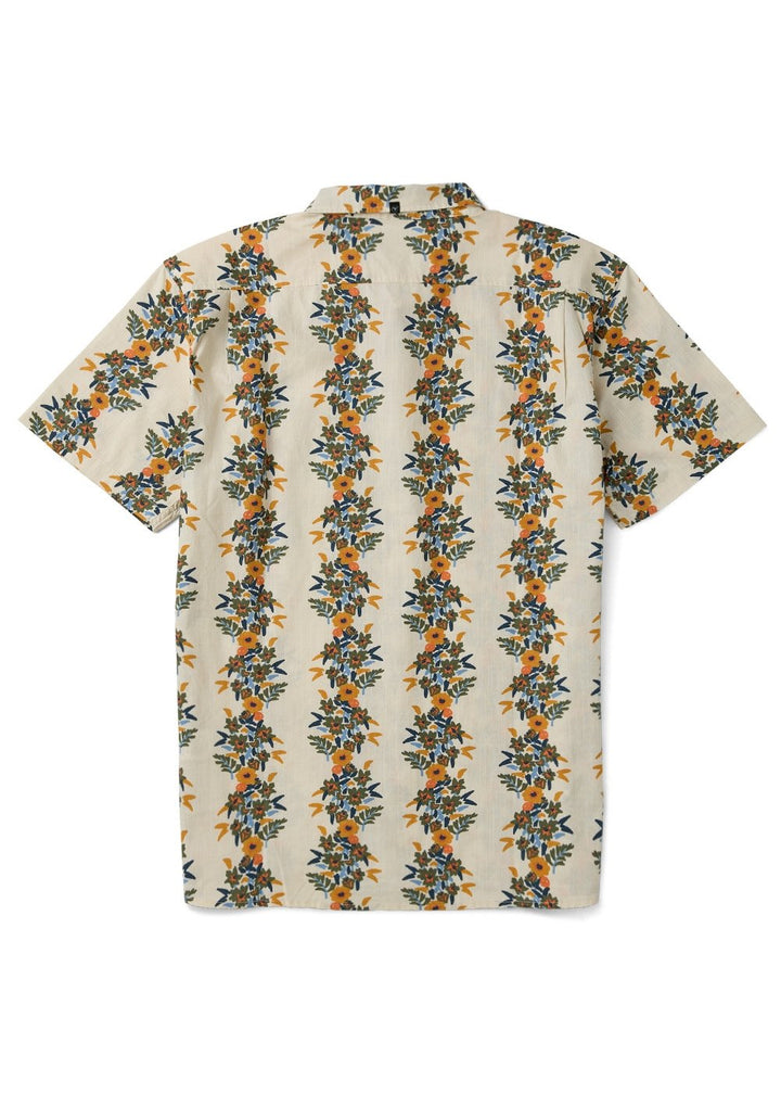 Vissla Voodoo Vines Hybrid Eco SS Shirt in Vintage White, view 2
