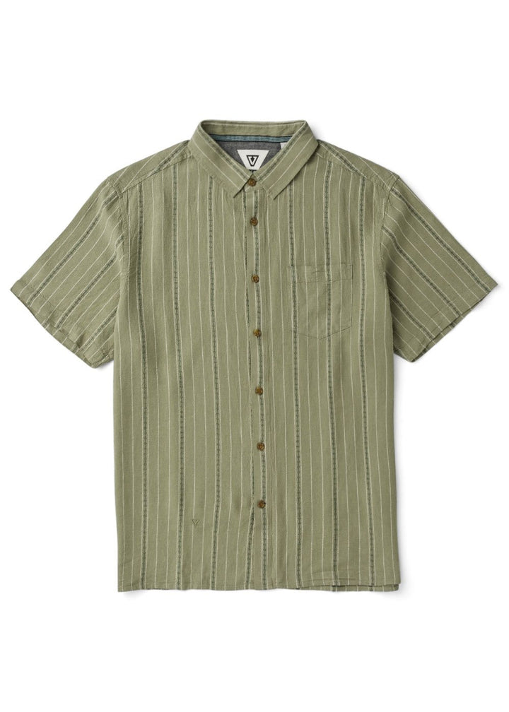 Linen Pin Ss Shirt