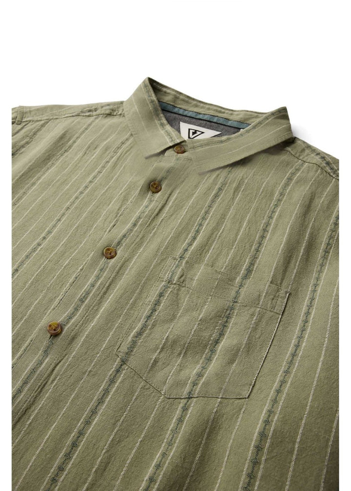 Linen Pin Ss Shirt