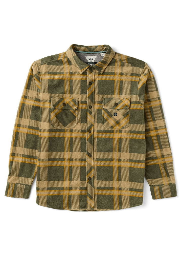 Vissla Eco-Zy Ls Polar Flannel in Surplus