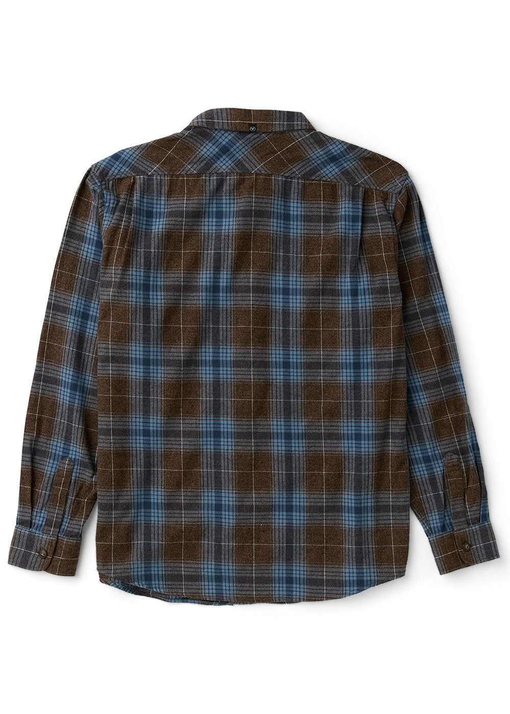 Vissla Central Coast Eco Ls Flannel in Brown Heather, view 2