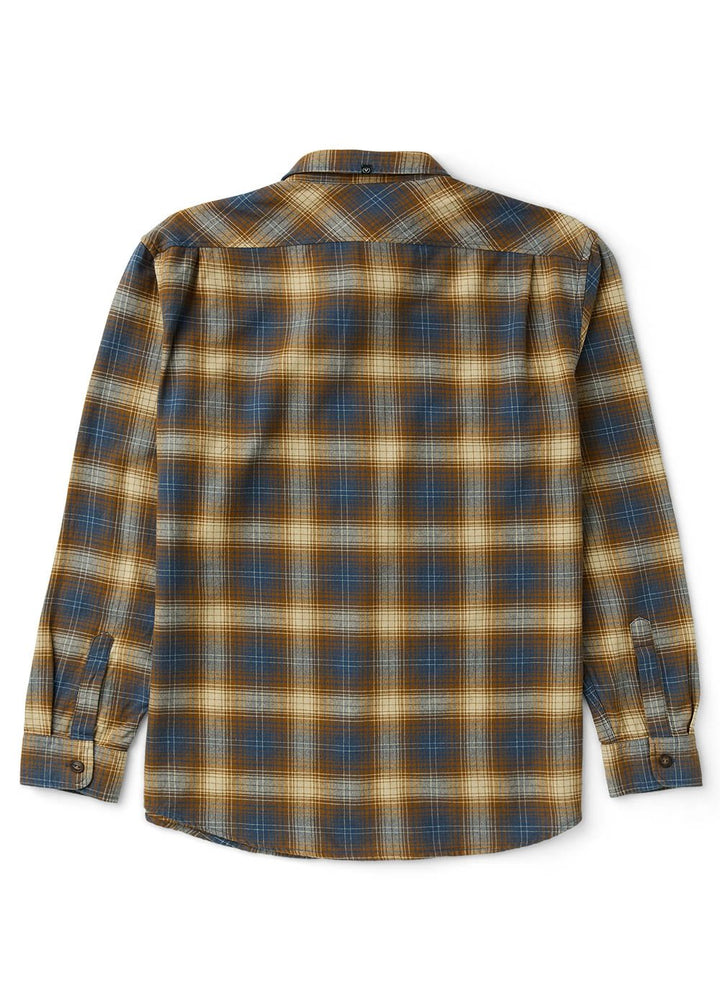 Vissla Central Coast Eco Ls Flannel in Rubber, view 2