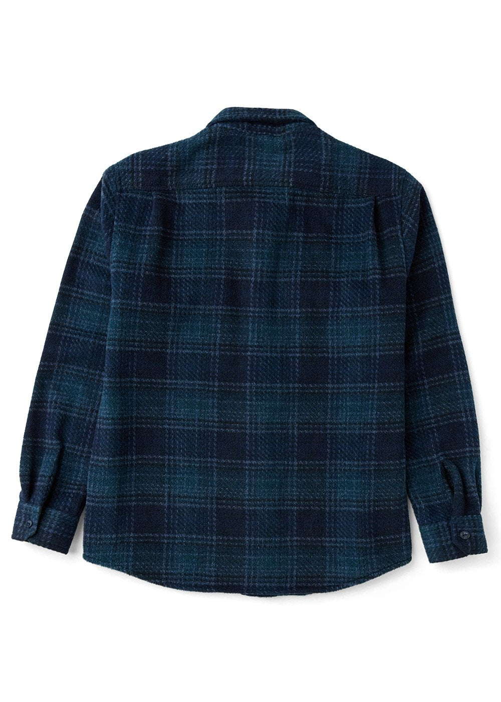Vissla Creators Mind Games Eco Ls Flannel in Dark Naval, view 2