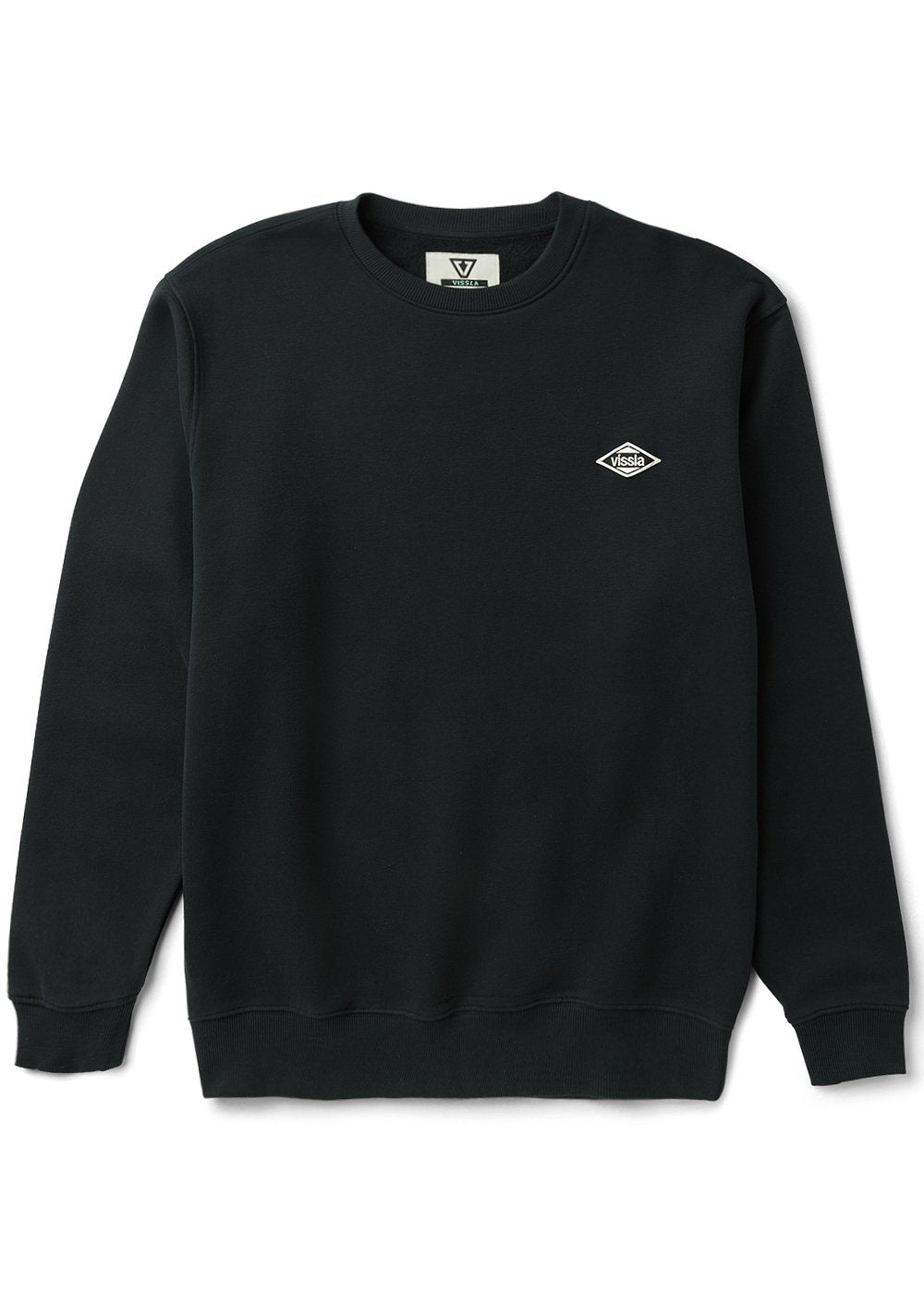 Vissla Solid Sets Eco Crew in Black