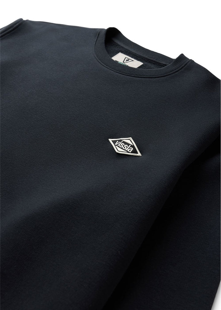 Vissla Solid Sets Eco Crew in Black, view 3