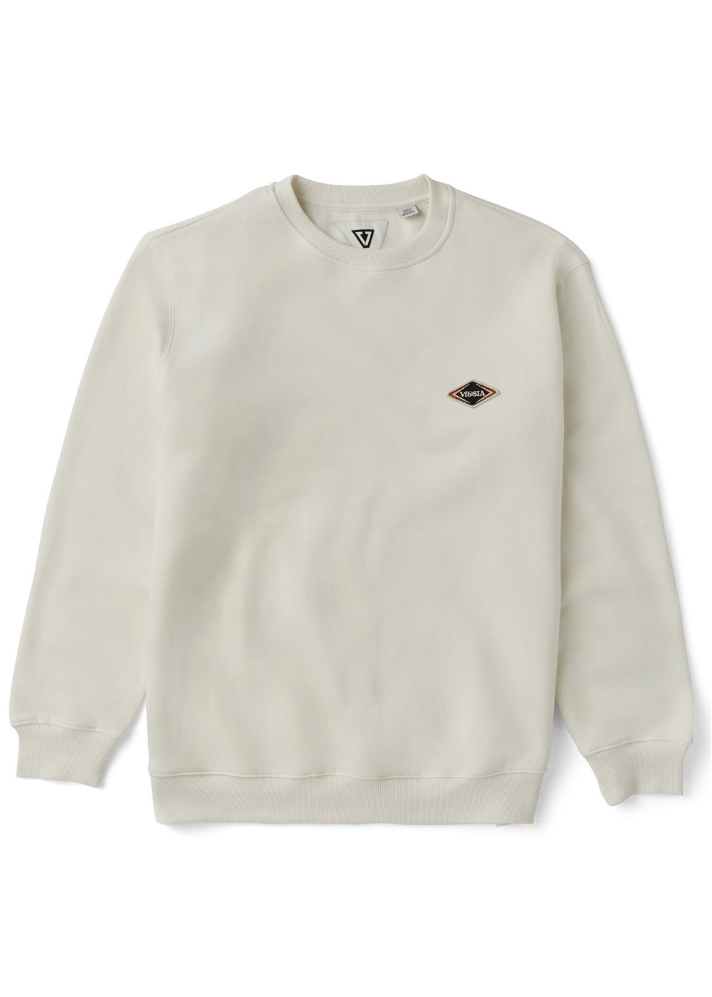 Vissla Solid Sets Eco Crew in Vintage White