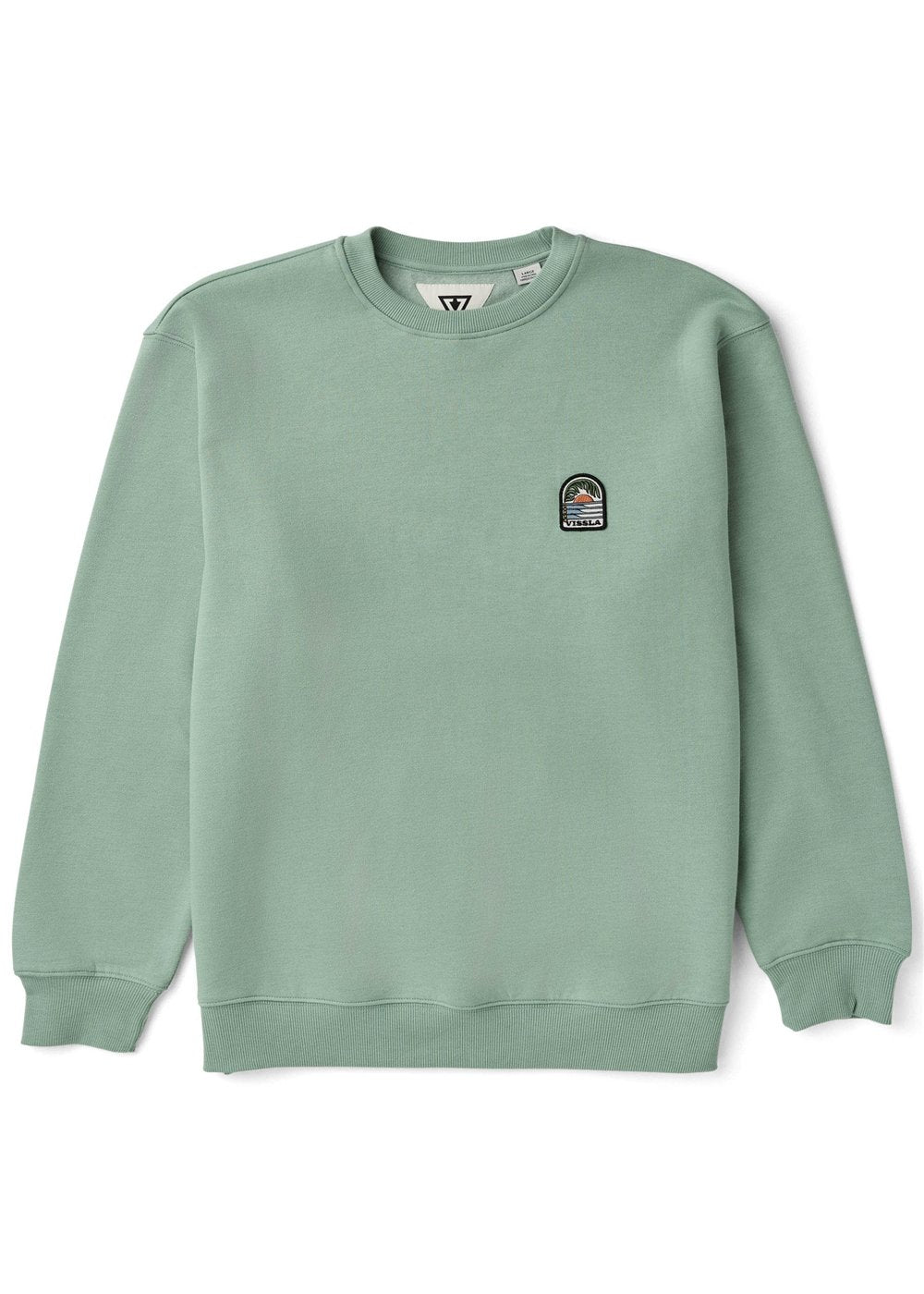 Vissla Solid Sets Eco Crew in Aloe