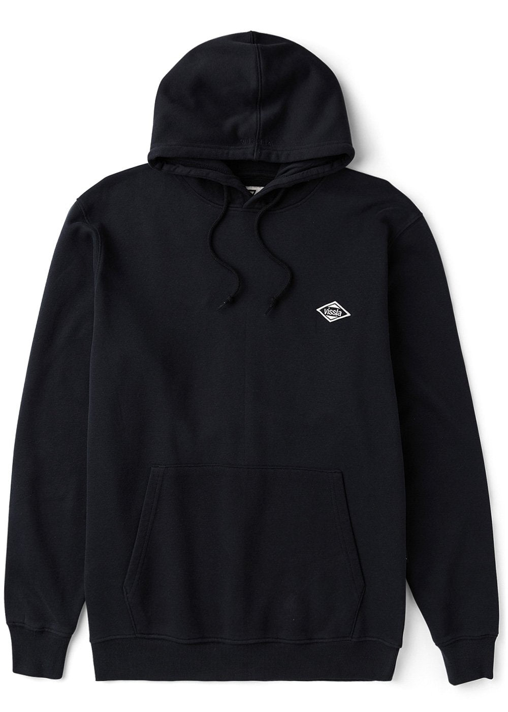 Vissla Solid Sets Eco Po Hoodie in Black