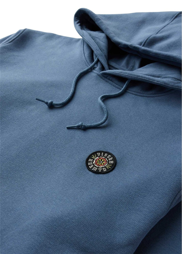 Vissla Solid Sets Eco Po Hoodie in Blue Haze, view 3