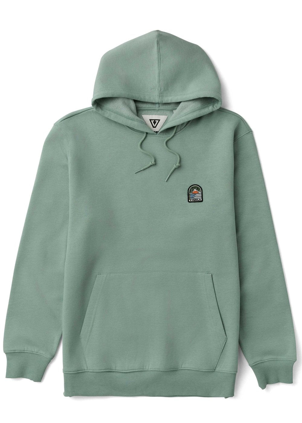 Vissla Solid Sets Eco Po Hoodie in Aloe